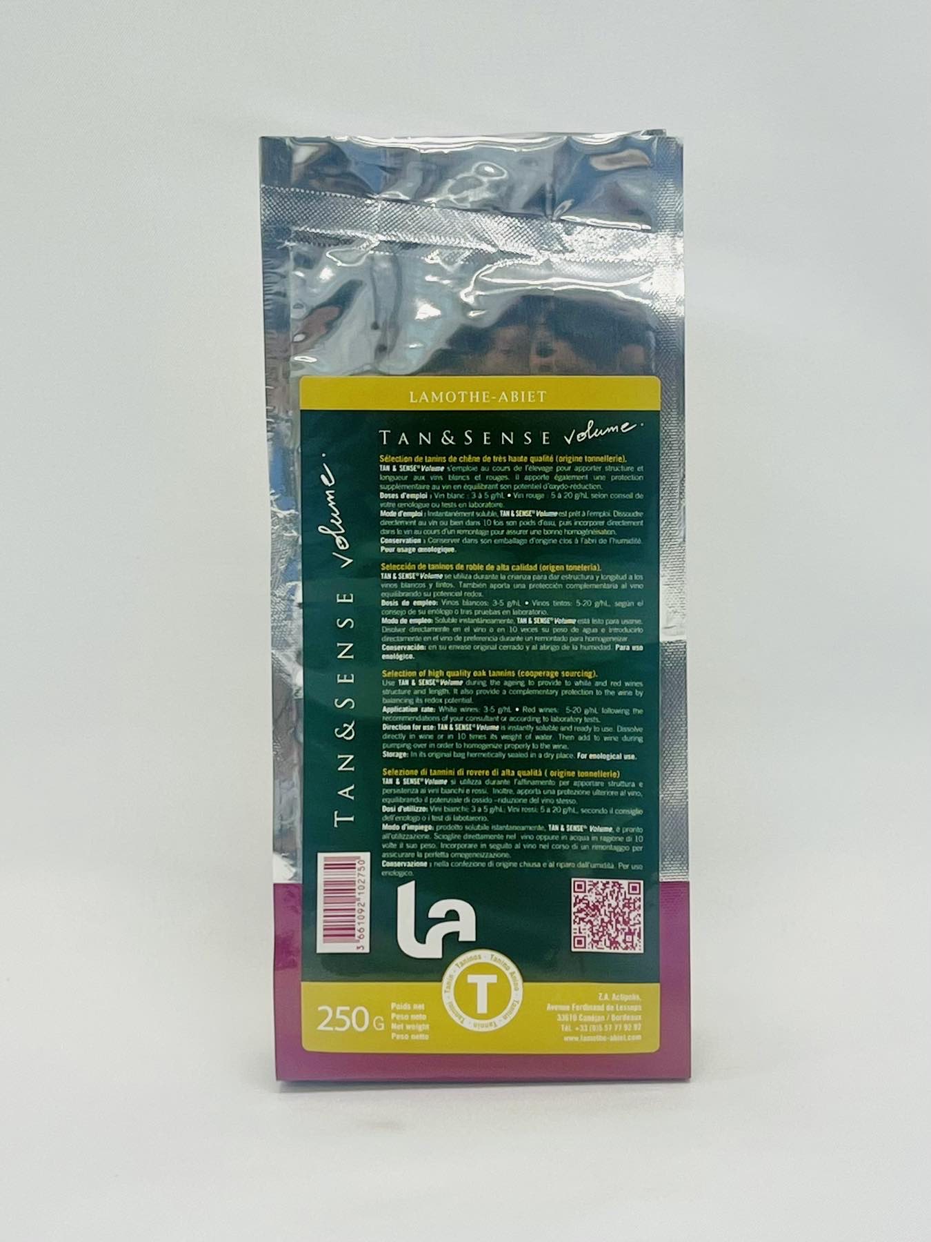 Tan Sense Volume for Enhanced Wine Body